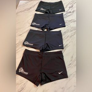 Nike DriFit Volleyball spandex shorts bundle.